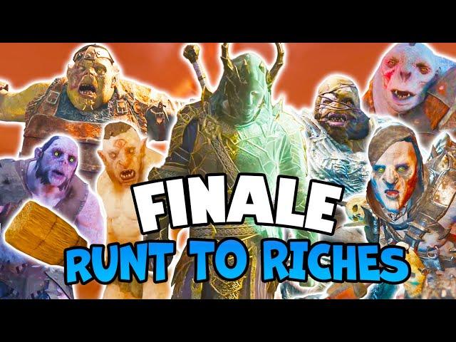 I CREATED AN ARMY OF WEIRD ORCS  Runt to Riches Finale  Middle Earth Shadow of War series