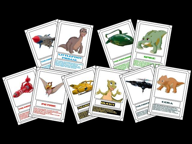 Thunderbirds DINO Trading Cards