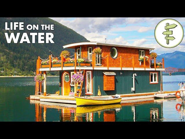 Spectacular FLOATING HOME is Self-Built & Off-Grid