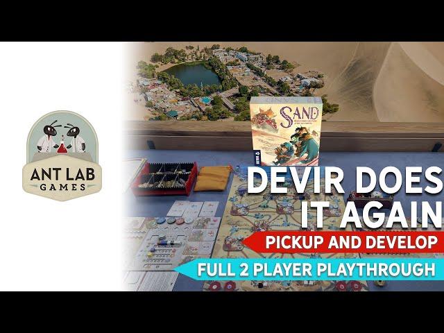 Sand | Board Game | Playthrough | Review