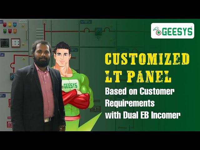 LV Main Power Distribution Panel – Dual Grid + DG Auto Changeover | Geesys Technologies