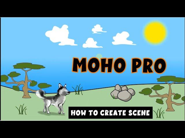 How to create scenes in MOHO/Anime Studio/for Beginners