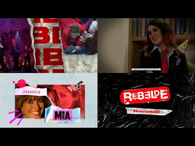 Chamada da reprise de REBELDE nas tardes do SBT em 2023 (APRESENTAÇÃO ESPECIAL)