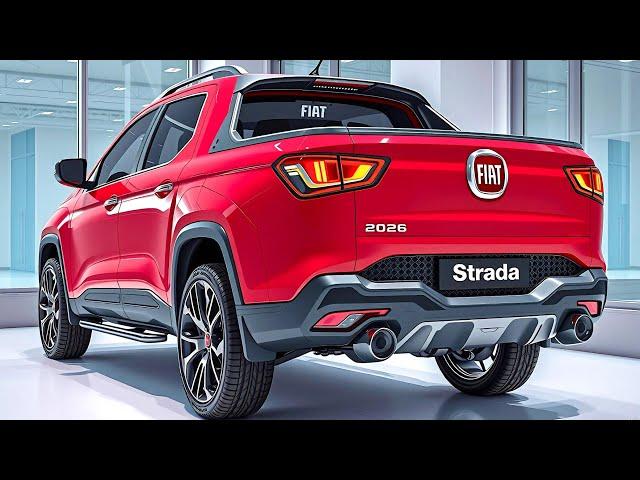 FINALLY!! 2026 Fiat Strada Pickup Shocks the World: This Is Most Expensive, Luxuriou's & High Power!