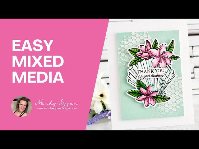 Easy Mixed Media Card : Create Stunning Designs Effortlessly!