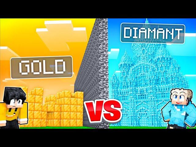 DIAMANT vs GOLD BAU CHALLENGE in Minecraft 