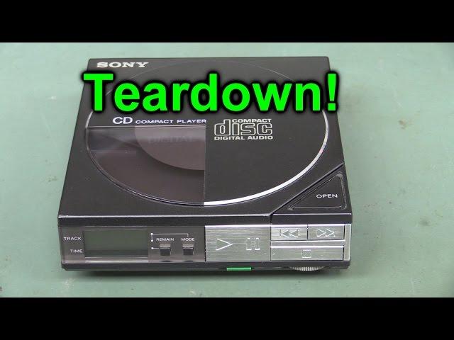 EEVblog #863 - Sony D50 Discman Teardown - World's First Portable CD Player