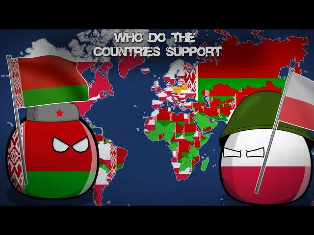 WHO DO THE COUNTRIES SUPPORT? Poland or Belarus?  Alternative Mapping P34