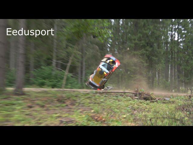 Ott Tänak big crash 2024 Rally Estonia