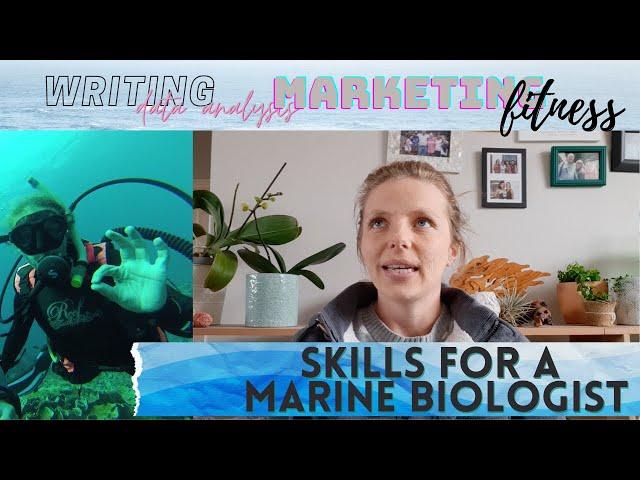 Skills you will need as a marine biologist