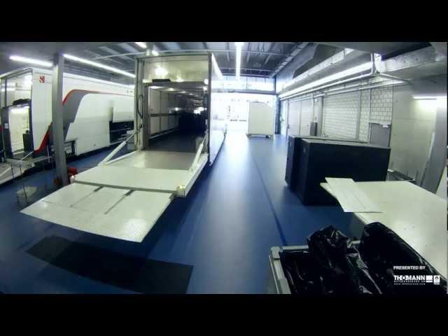 Time lapse: Loading of Trucks for European Races - Sauber F1 Team