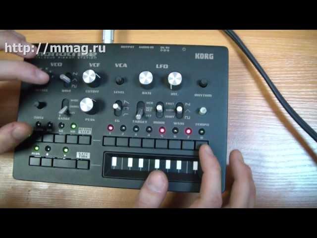 mmag.ru: KORG Monotribe synthesizer video review