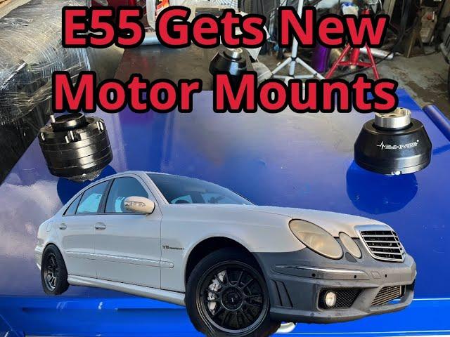 Installed New Creative Steel Motor Mounts On A E55 Mercedes Amg