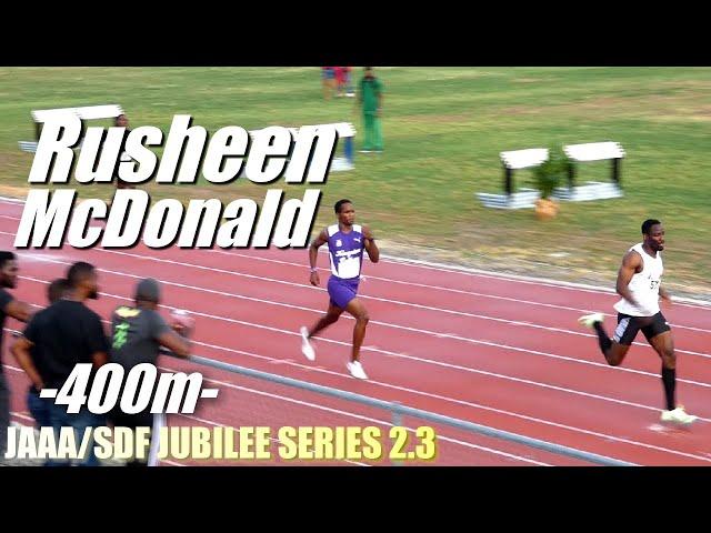Rusheen McDonald | Jamaica's 400m Record Holder preparing for World Championships