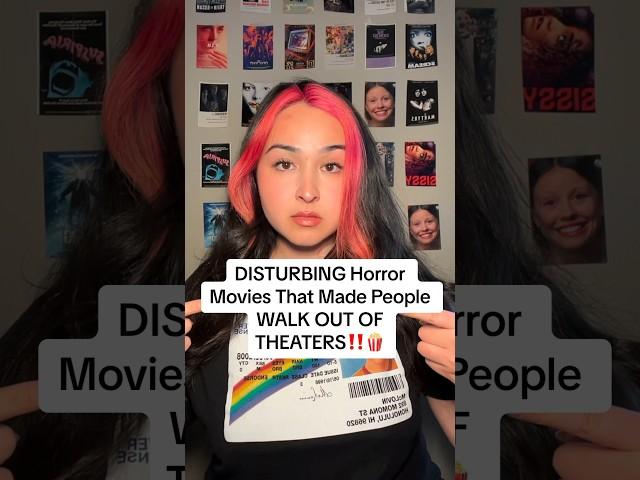 HORROR MOVIES PEOPLE WALKED OUT ON IN THEATERS?‼️ #scary #movie #horrorshorts