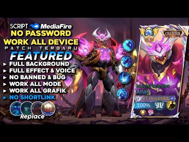 Script Skin Atlas Collector Mecha Infernus No Password | Full Effect & Voice - Patch Terbaru 2024