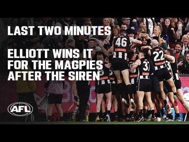 Kennedy Last Two Minutes: Collingwood v Essendon | Round 19, 2022 | AFL