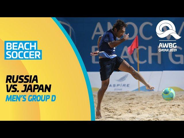 Beach Soccer - Russia vs Japan | Men's Group D Match | ANOC World Beach Games Qatar 2019 | Full