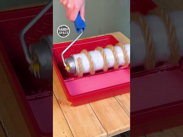 Painters won't believe it! Rope, roller and tape! #shorts