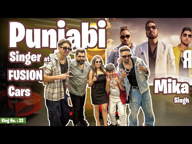 Punjabi Singer at Fusion Cars#vlog22 #fusioncars