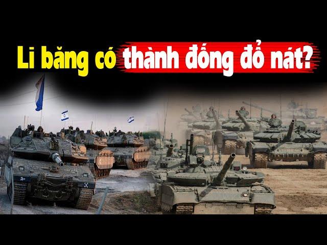 Quá căng, hàng trăm xe tăng Israel rầm rầm tiến về Li Băng?