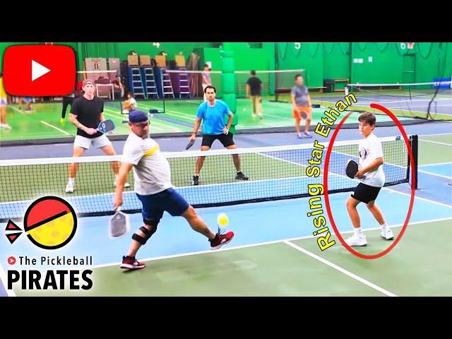 Rising Star Ethan and The Pickleball Pirate Win