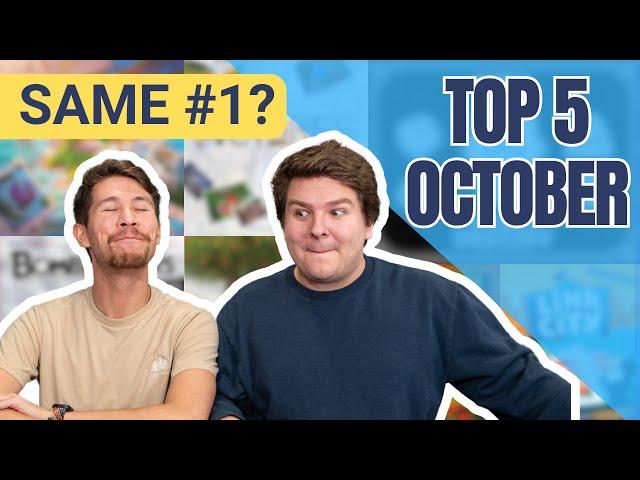 Top 5 Board Games We Played In October! | Seattle Disney Lorcana Challenge | Many Cooperative Games!