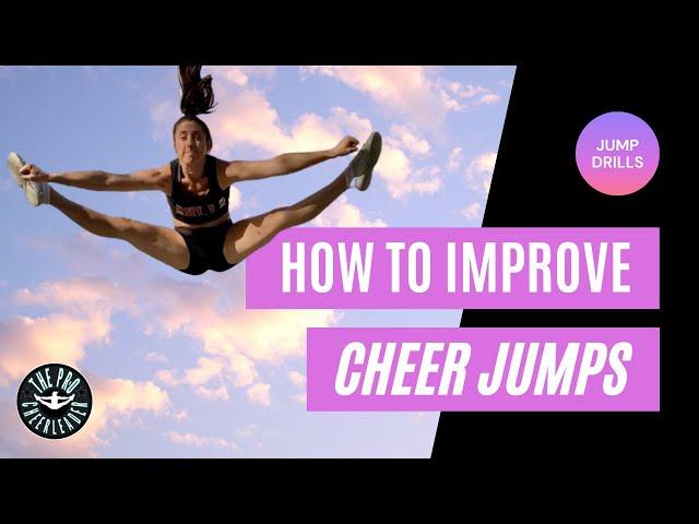 How to Improve Cheer Jumps - Cheerleading Jump Drills for at-home Cheer Practice (No Equipment)