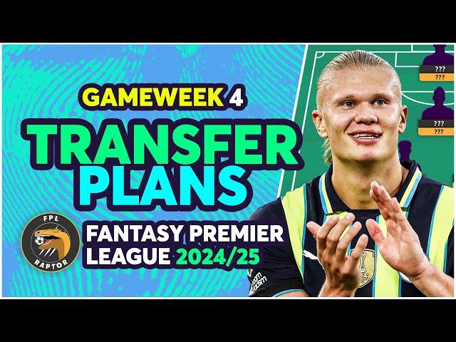 HAALAND IN?  | MY FPL GW4 TRANSFER PLANS | Fantasy Premier League Tips 2024/25