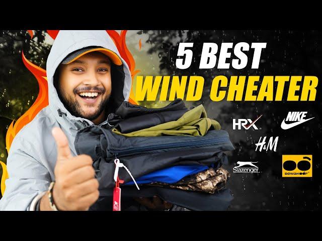 5 Best Wind Cheater/Breaker Jackets For Men  H&M, Nike, Bewakoof, HRX Jacket Haul 2024 | ONE CHANCE