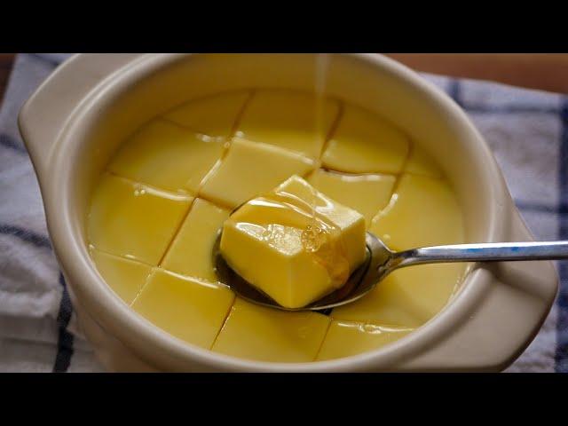 Egg and Milk ONLY~   2-Ingredient Egg Custard Recipe