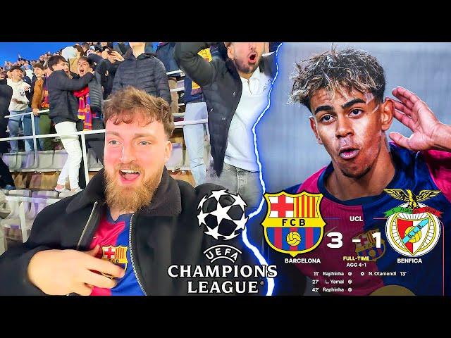 FC Barcelona vs. Benfica - UCL Stadionvlog ️ | OMG LAMINE TRAUMTOR, ICH DREHE DURCH | ViscaBarca