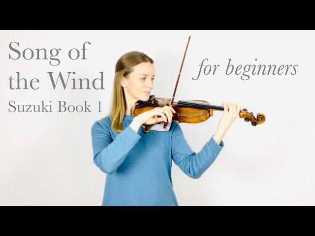 Song of the Wind, Suzuki Book 1 - in performance tempo!