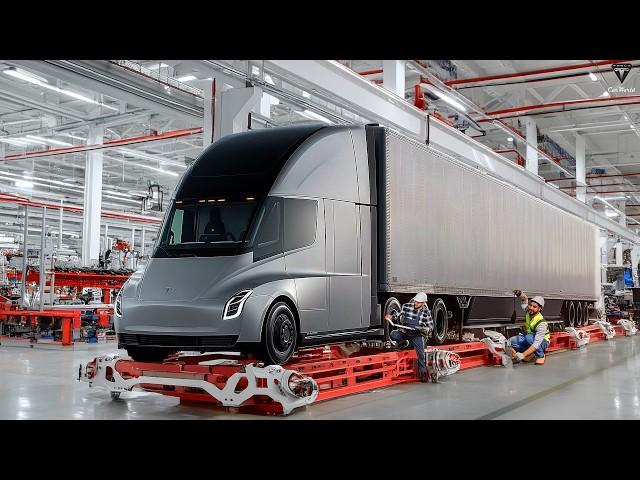 It Happened! Elon Musk Revealed 2025 Tesla Semi Final Price, New Sleeper and Production Line Update