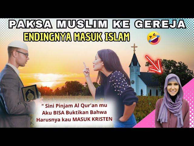 LUCU  Pinjam Al Quran mau Murtadkan Muslim malah Masuk Islam