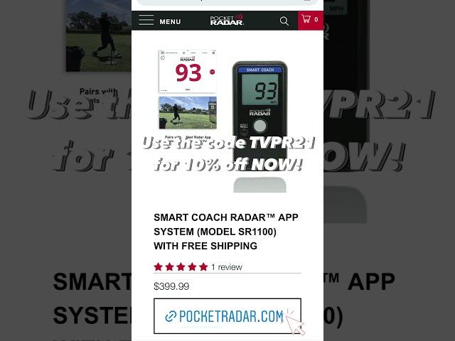 Get Smart Coach Radar Now 10% off at PocketRadar.com