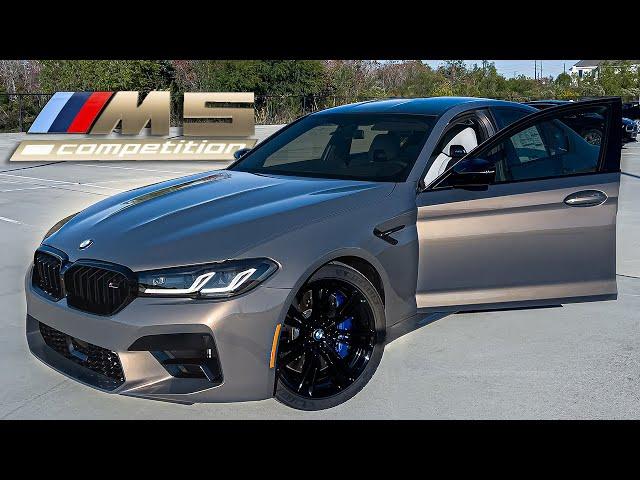 2022 BMW M5 Competition F90 Walkaround Review Exhaust Sound & Launch