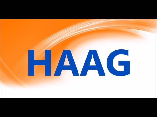 HOW TO PRONOUNCE HAAG