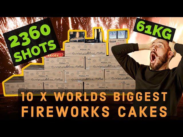 2360 SHOTS, 61000 GRAMS of FIREWORKS (PURE MADNESS)