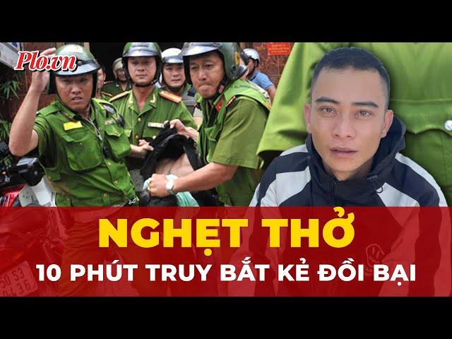 Chi tiết 10 phút nghẹt thở truy bắt kẻ ôm, xé áo nữ tài xế taxi | Tin nhanh