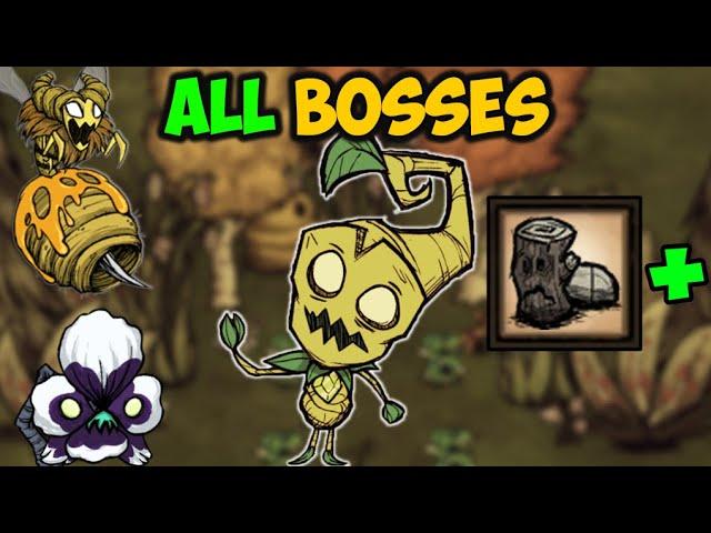 Defeating EVERY Boss as Wormwood (Lunar Plant Boy)