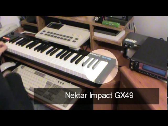 Roland TR-505 Nektar Impact GX49 Sony HR-GP5 - Superteclados com Most-Hated video... thx