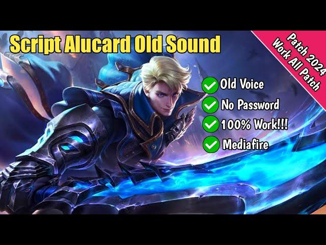 Script Alucard Old No Password | Old Voice | Work All Patch 2024