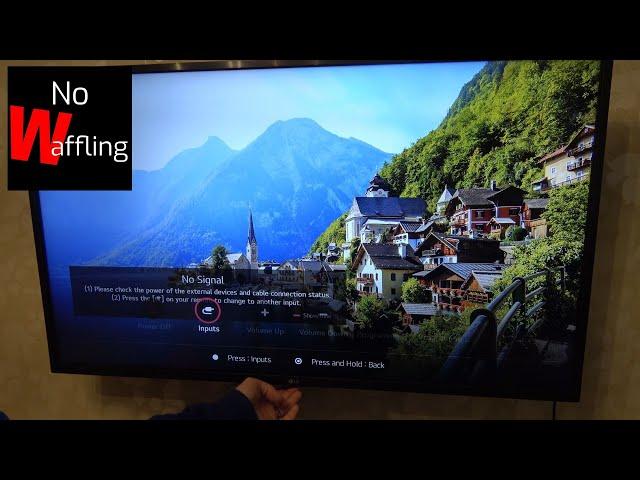 How to Change INPUT SOURCE on LG TV WITH and WITHOUT Remote Control - Beginners guide