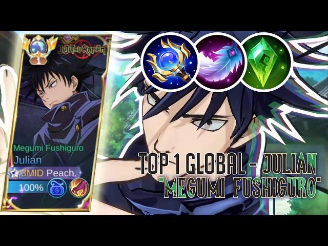 MEGUMI FUSHIGURO !!! | Top 1 Global Julian Gameplay & Build | Mobile Legends Bang Bang | MLBB