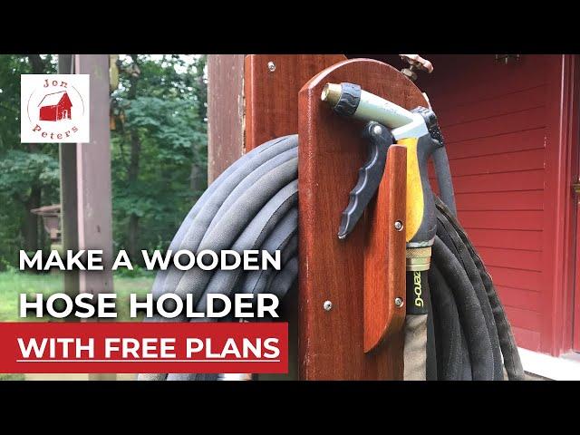 How to Make a Wooden Hose Holder - Free Design Plans
