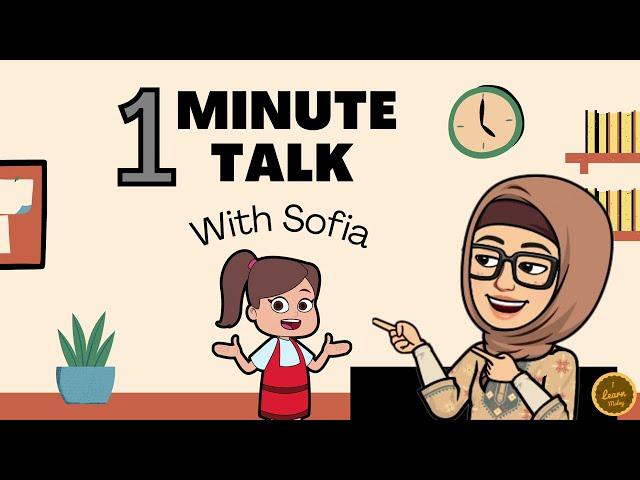 Master Conversational Malay - 1 Minute talk with Sofia - Part 1️