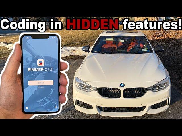 Top 5 HIDDEN features in your BMW 4 series (435i F32) using BimmerCode