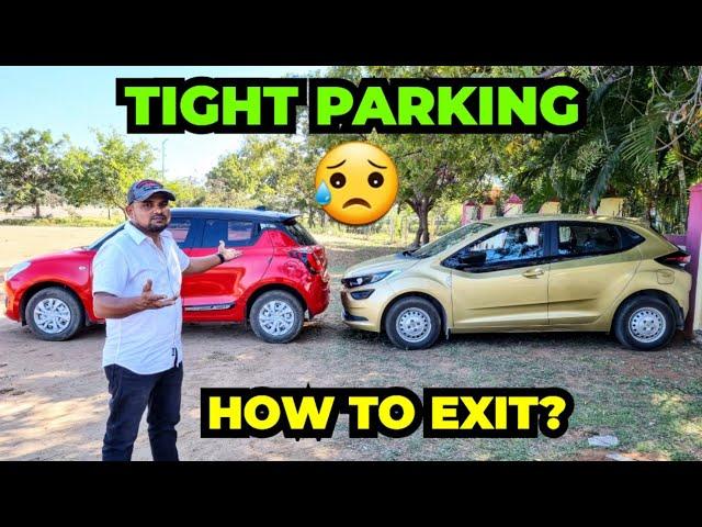 TIGHT PARKING - HOW TO EXIT?