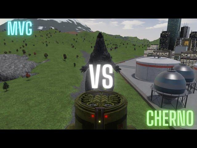 MonsterVerse Godzilla vs Cherno Alpha